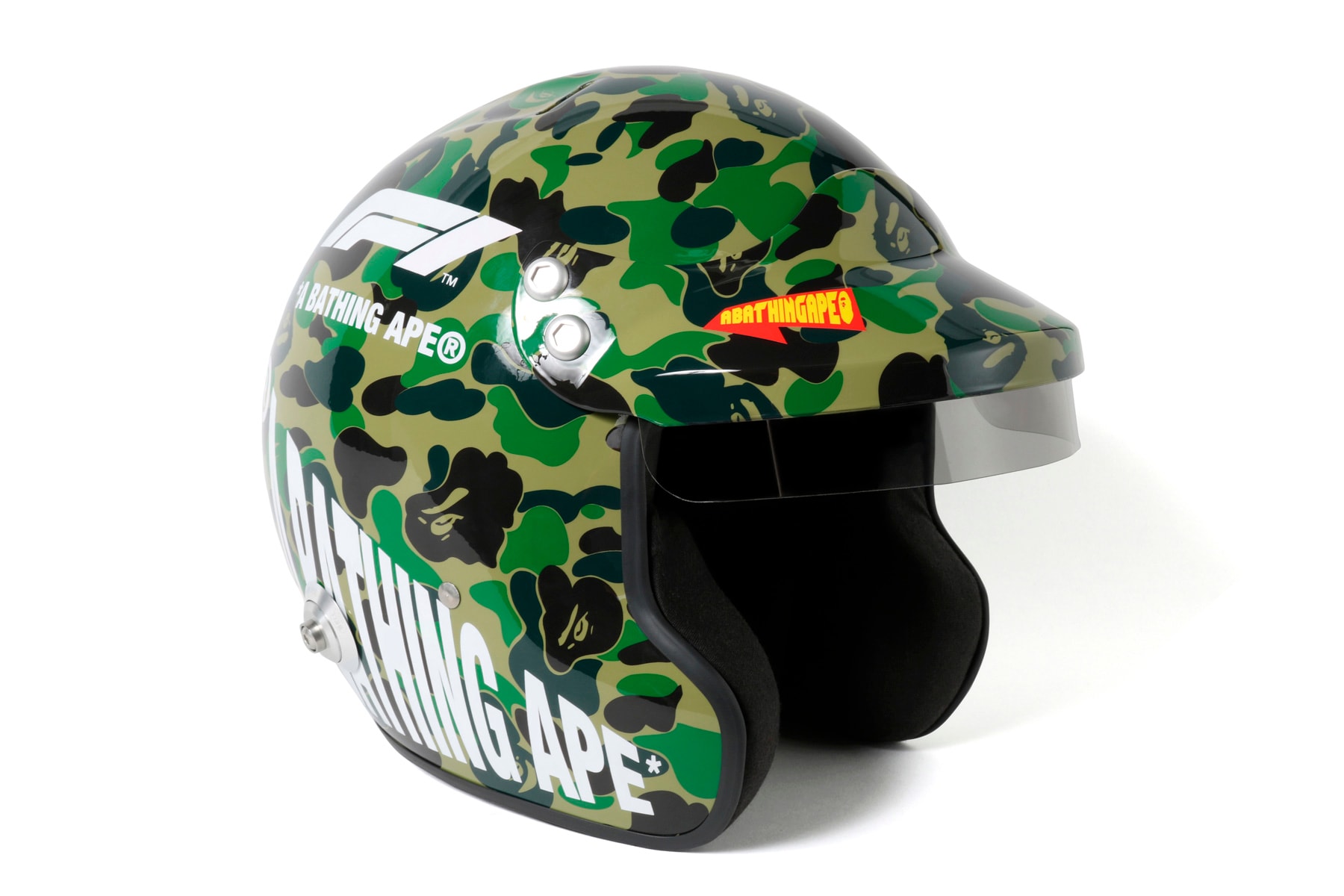 BAPE x F1 Jacket and Helmet Giveaway 1st camo formula 1 racing japan a bathing ape