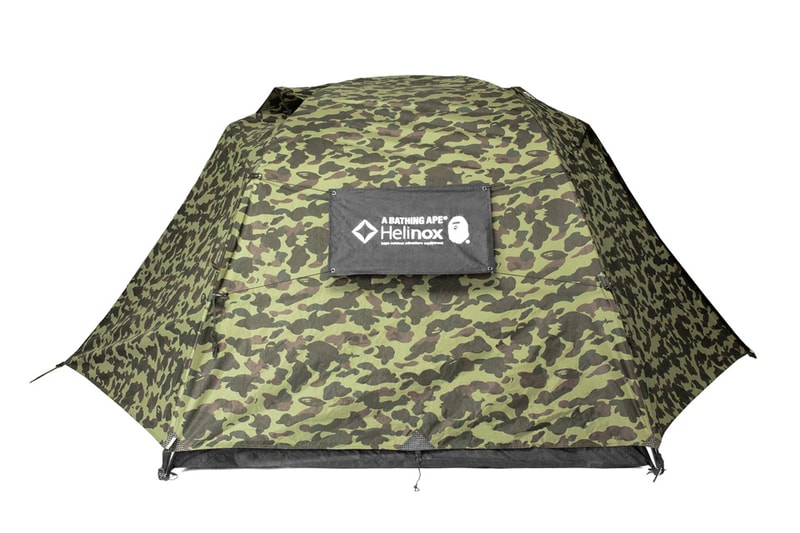 HELINOX x BAPE Outdoor Collection 2019 spring summer lookbooks chairs tents 1st camo ape heads