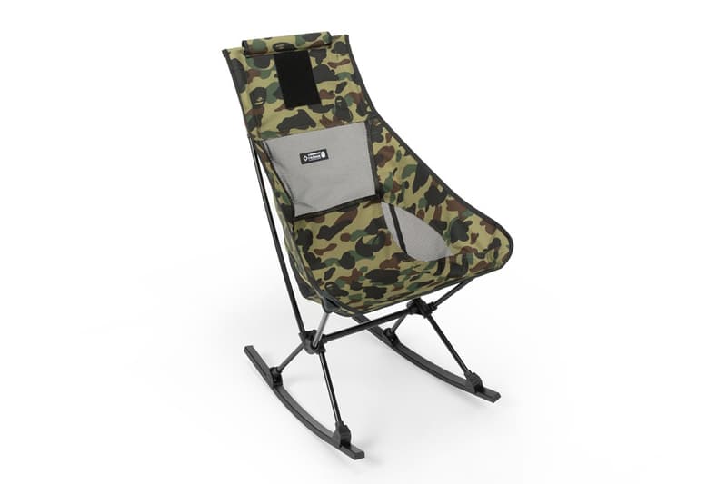 HELINOX x BAPE Outdoor Collection 2019 spring summer lookbooks chairs tents 1st camo ape heads