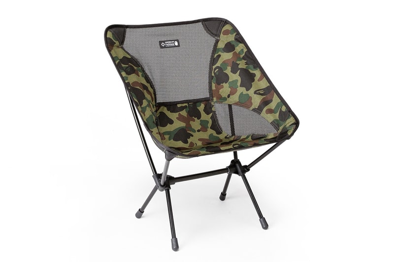 HELINOX x BAPE Outdoor Collection 2019 spring summer lookbooks chairs tents 1st camo ape heads