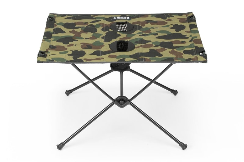 HELINOX x BAPE Outdoor Collection 2019 spring summer lookbooks chairs tents 1st camo ape heads