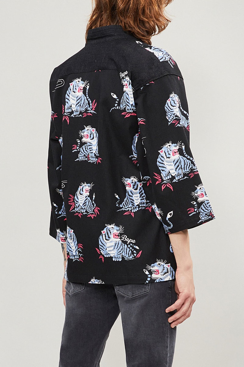 BAPE Tiger Print Kimono Selfridges Exclusive