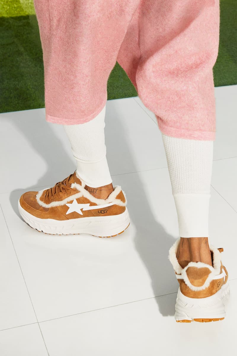 UGG x BAPE SS19 Collection apparel shoes boots suede sheep lookbook lil wayne a bathing ape