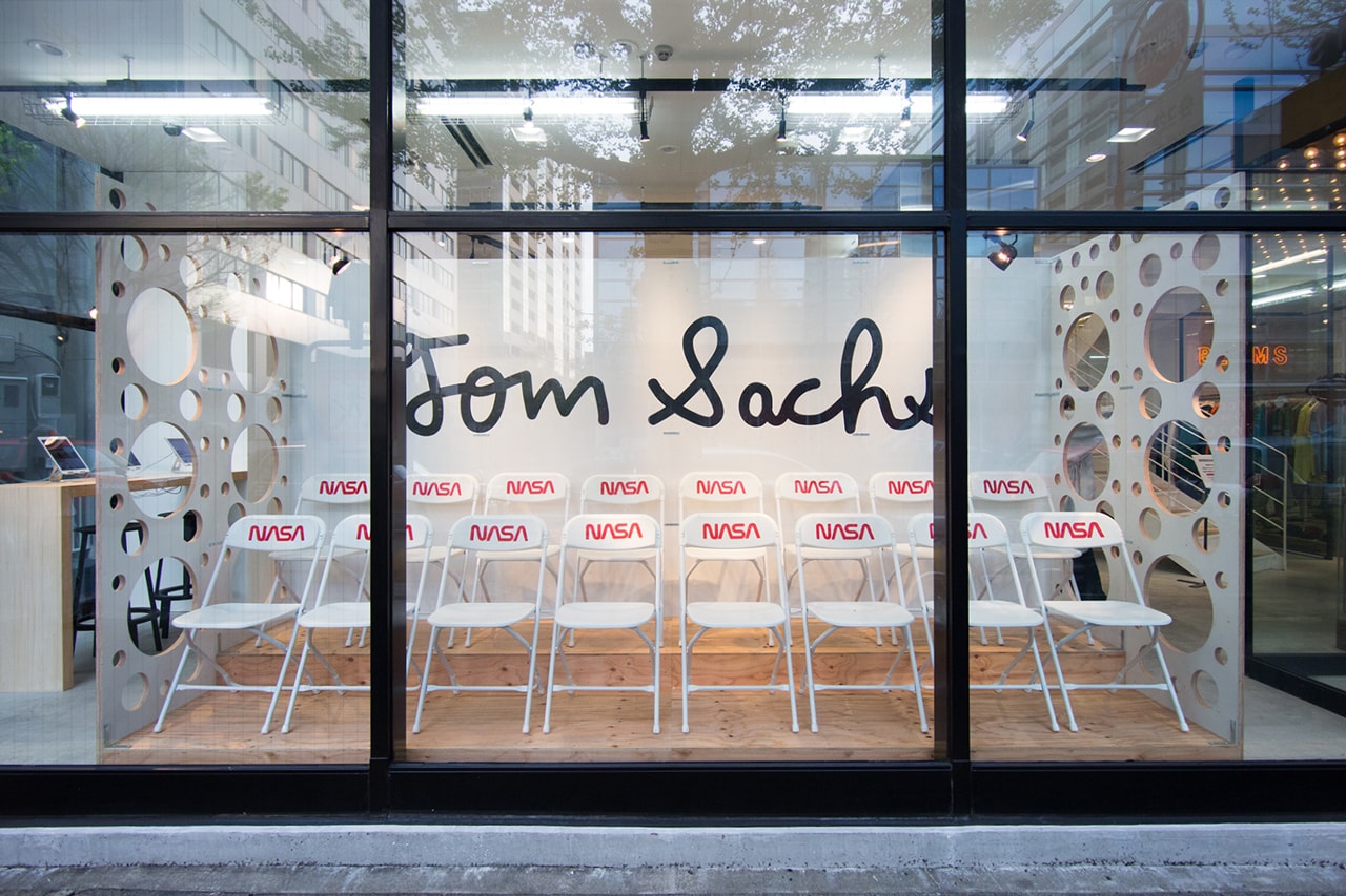 tom sachs beams tokyo pop up shop merchandise apparel tees clothing collaboration