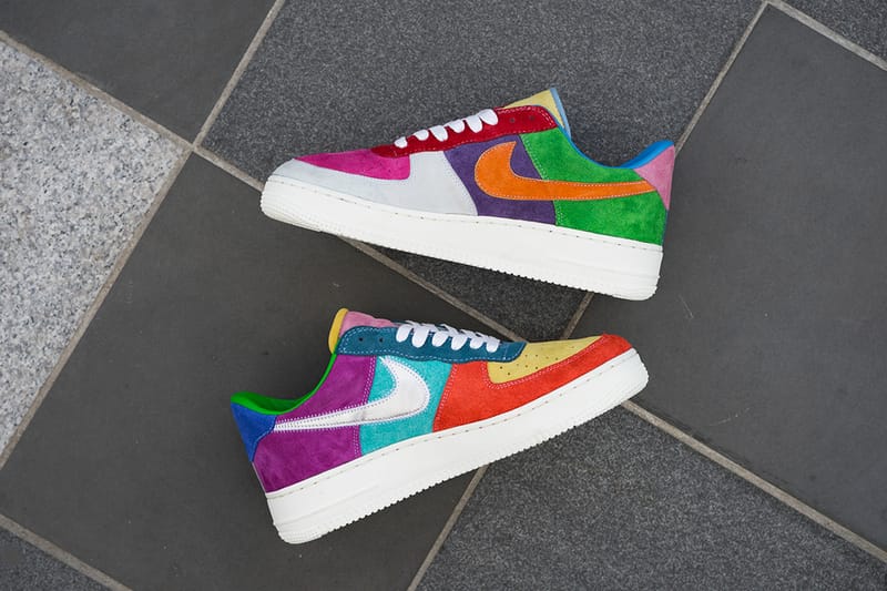 nike multicolor air force ones