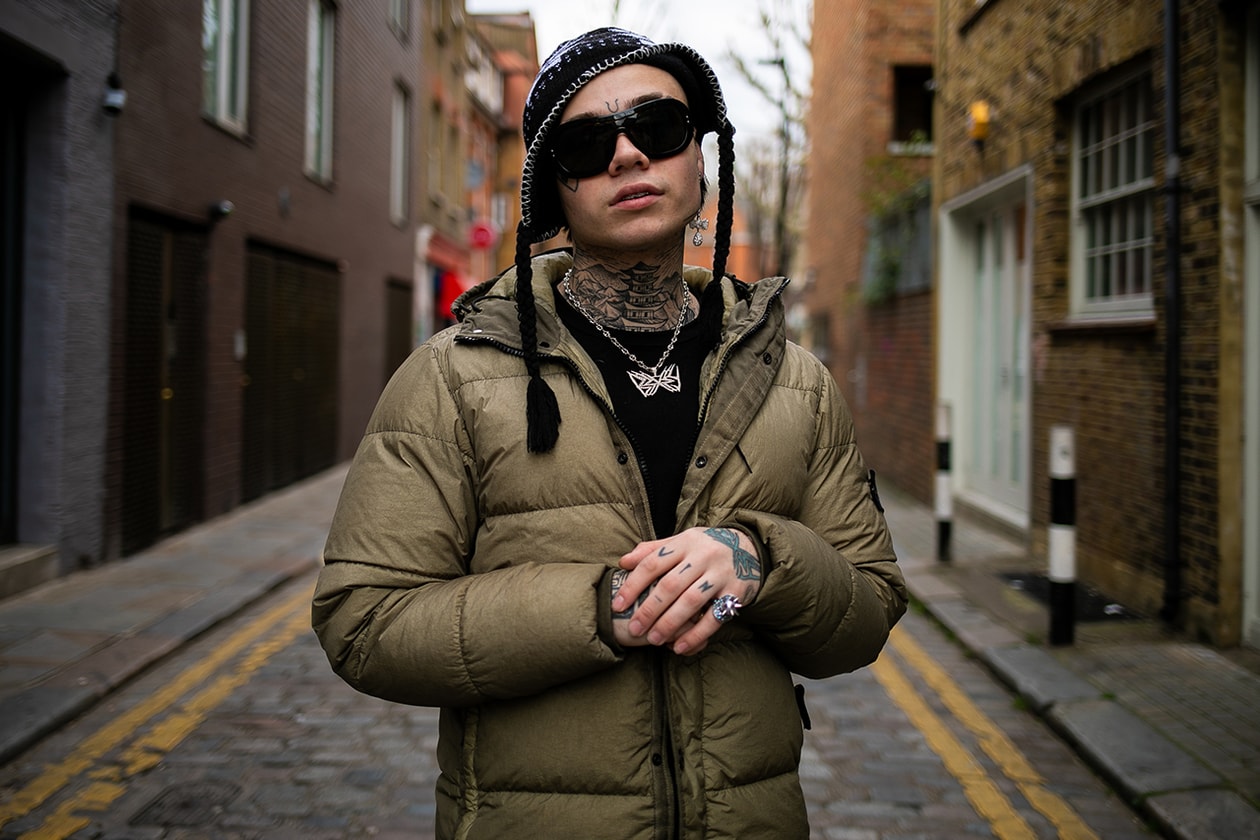 Bexey London Street Style Shoreditch East Streetsnaps BexeySwan Lil Peep Music Musical Artist Rapper Singer CUTTHROAT SMILE GO GETTA @bexeyswan