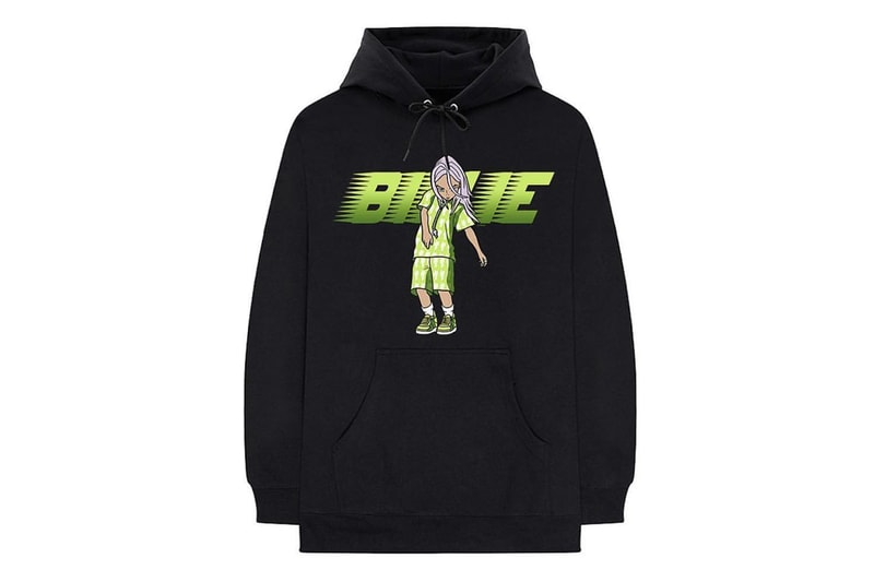 Takashi Murakami x Billie Eilish Merch hoodei sweater t shirts phone case neon green black