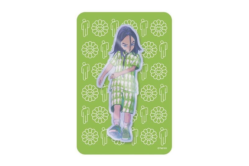 Takashi Murakami x Billie Eilish Merch hoodei sweater t shirts phone case neon green black