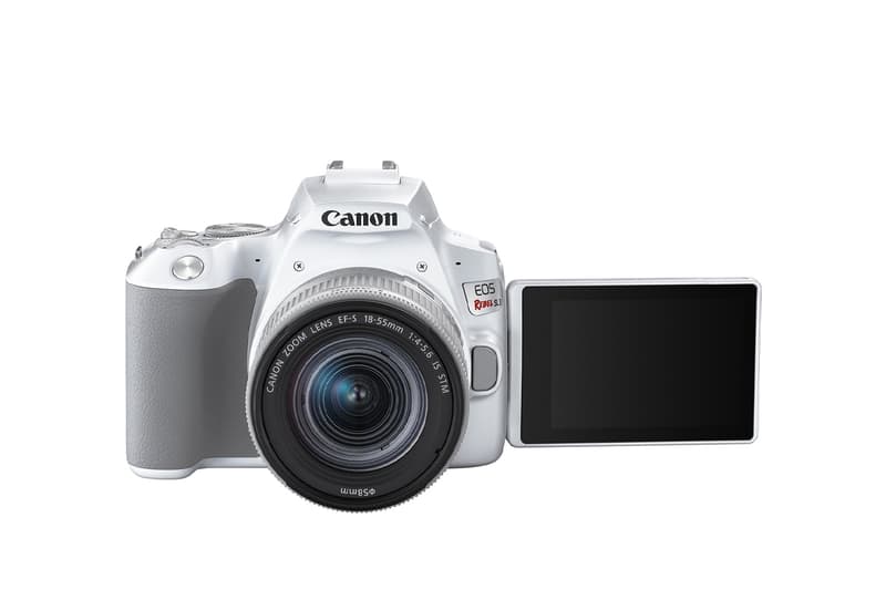 Canon Releases the EOS Rebel SL3 camera dslr prosumer photography 24.1-megapixel APS-C sensor DIGIC 8 processor 3.0 inch flip-around touchscreen vlogging selfies 4k recording Dual Pixel autofocus 