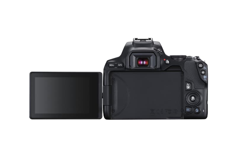 Canon Releases the EOS Rebel SL3 camera dslr prosumer photography 24.1-megapixel APS-C sensor DIGIC 8 processor 3.0 inch flip-around touchscreen vlogging selfies 4k recording Dual Pixel autofocus 