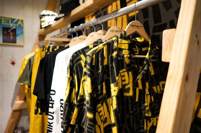 Carhartt WIP Shop-In-Shop at Bodega LA work in progress pop up shop capsule workwear streetwear info information 