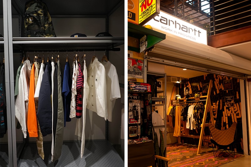 Carhartt WIP Shop-In-Shop at Bodega LA work in progress pop up shop capsule workwear streetwear info information 