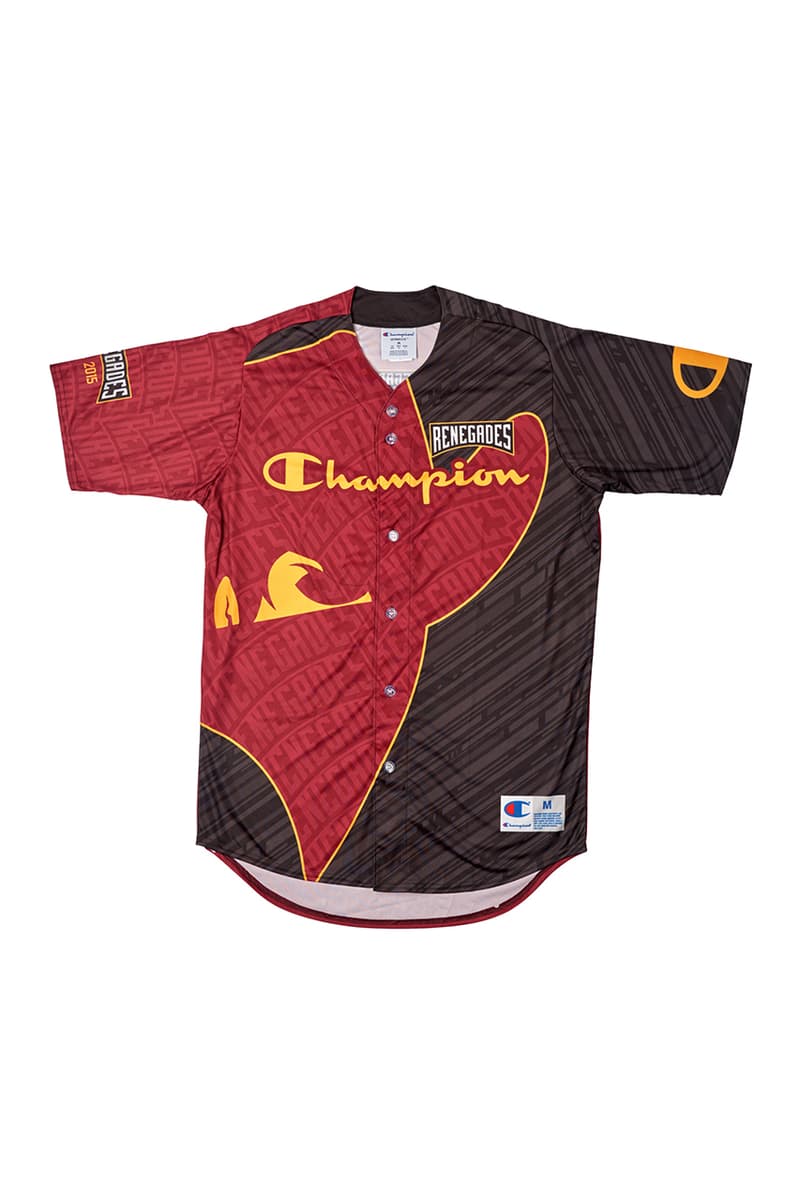 Champion Drops eSports Team Baseball Jerseys ybn cordae slix jxmmi rae sremmurd button up ultrafuse april 20 2019 release date info buy Spacestation Gaming, Counter Logic Gaming, Renegades, Optic Training Dignitas