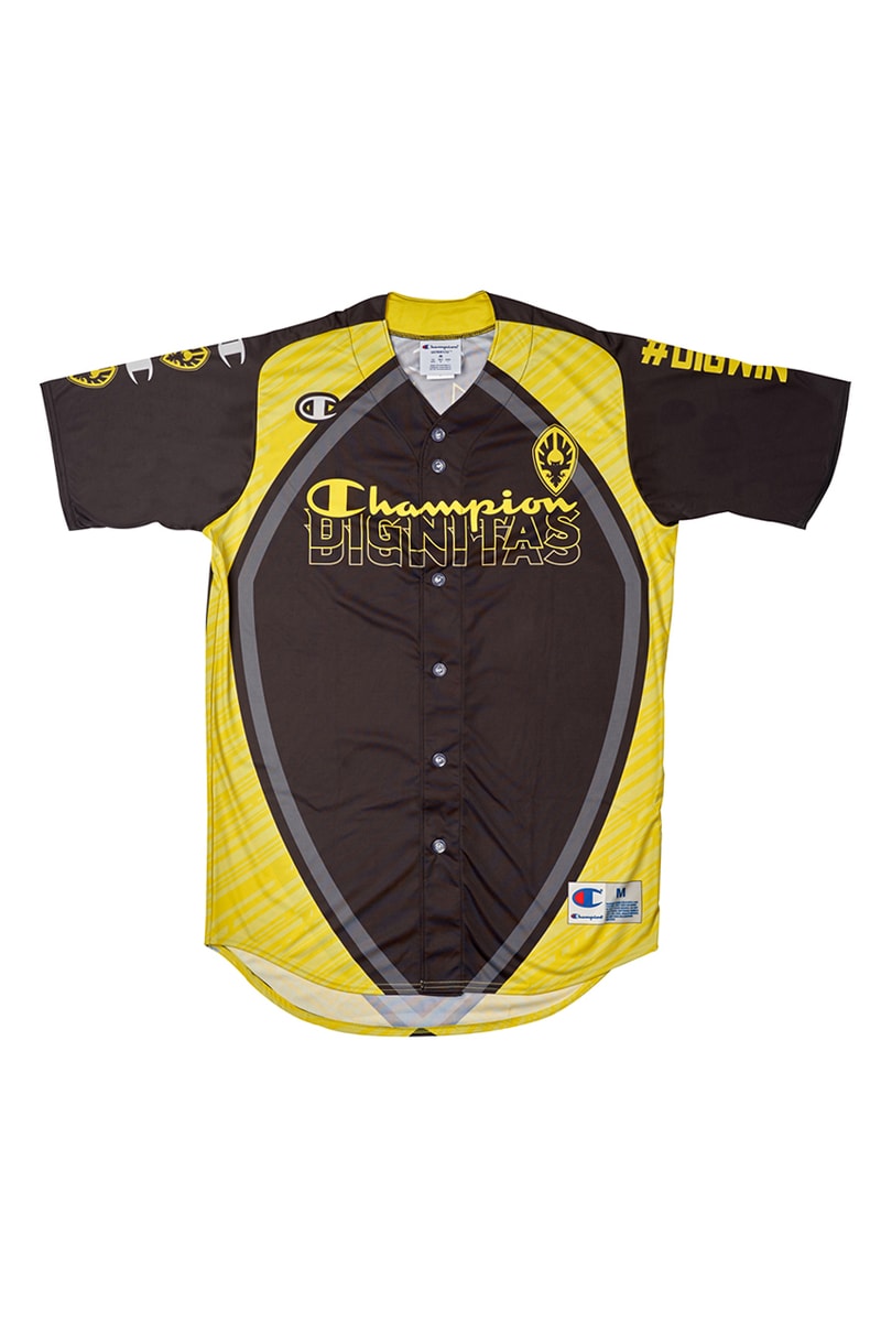 Champion Drops eSports Team Baseball Jerseys ybn cordae slix jxmmi rae sremmurd button up ultrafuse april 20 2019 release date info buy Spacestation Gaming, Counter Logic Gaming, Renegades, Optic Training Dignitas