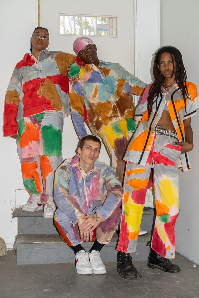 come tees weather diaries lookbook collection release date info buy drop denim jacket pants jeans sonya sombreuil