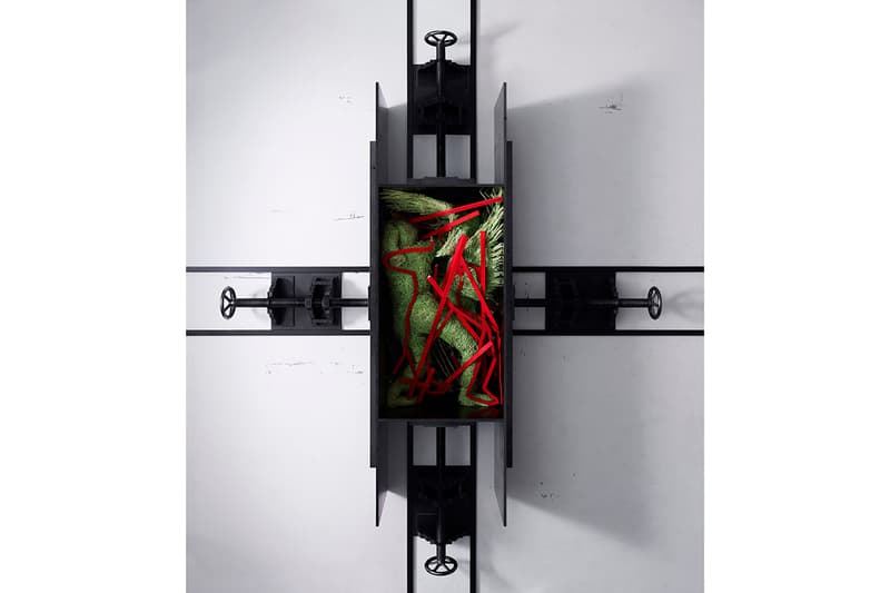 Craig Green Spring Summer 2019 SS19 Advertising Campaign Art Design Textile Triptych Construction Piece Mythological Hand Crafted Wood Straw Paint Masculinity