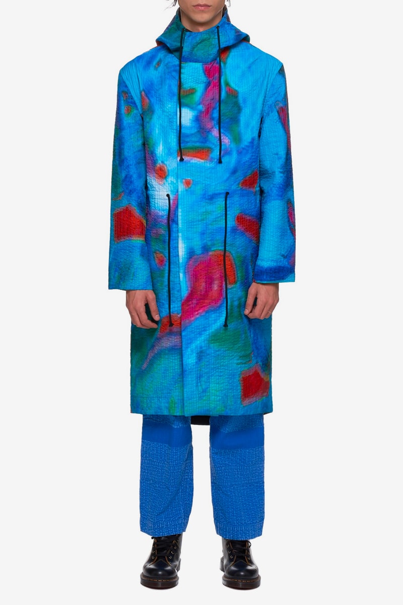 Craig Green Vibrating Scene Parka Release info drop date price stockist h. lorenzo all-over print parka jacket outwear menswear WOCO03-YELLOW WOCO03-BLUE