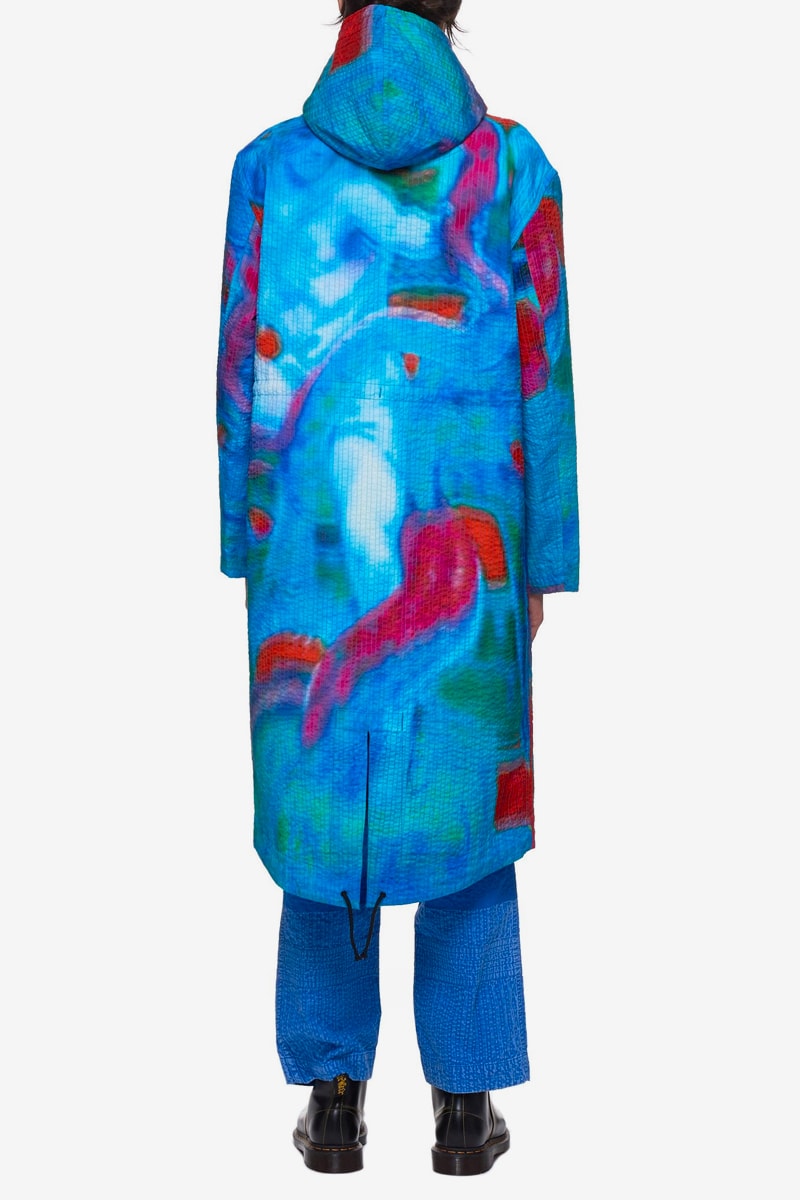 Craig Green Vibrating Scene Parka Release info drop date price stockist h. lorenzo all-over print parka jacket outwear menswear WOCO03-YELLOW WOCO03-BLUE