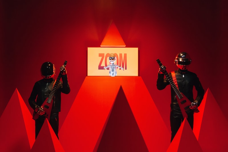 daft punk exhibition electro expo paris philharmonic artworks installations sculptures props 