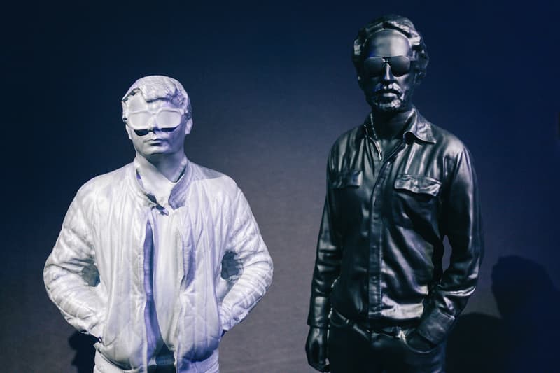 daft punk exhibition electro expo paris philharmonic artworks installations sculptures props