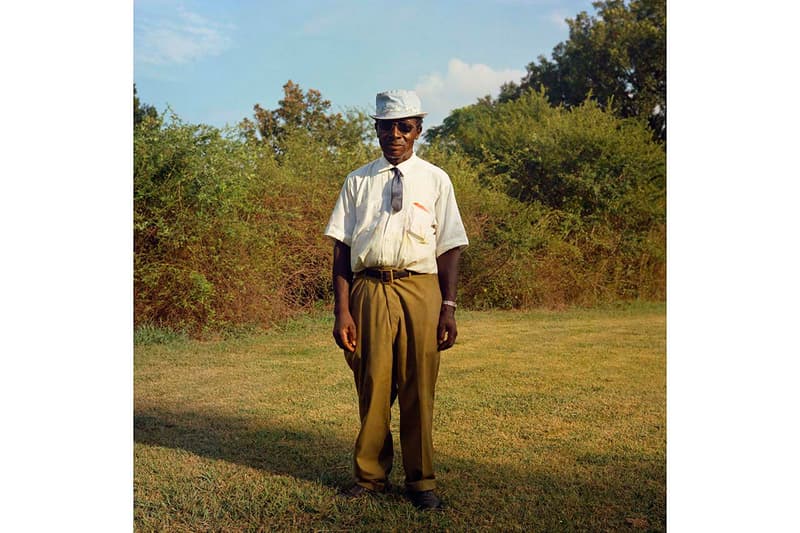 David Zwirner Gallery London 24 Grafton Street Photography Exhibition American photographer William Eggleston 1970 square format colour photographs 2 ¼ series