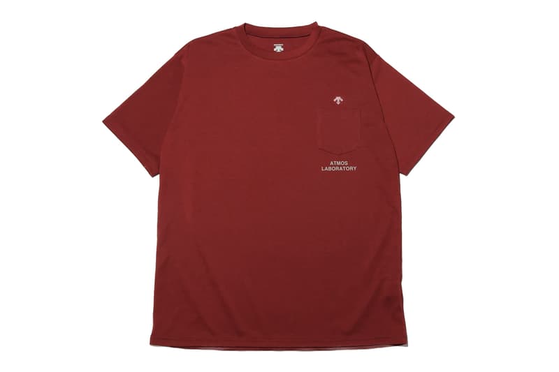 descente DDD x atmos LAB Spring Summer 2019 SS19 Capsule Collection T-Shirt Pocket Shorts Long Sleeve Pullover Sweater Jumper Shortsleeve Shirt