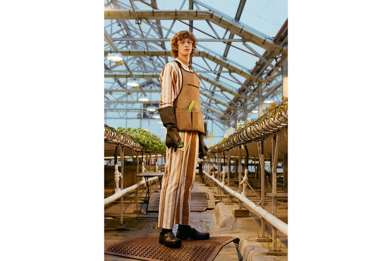 Dickies 1922 Opening Ceremony Spring Summer 2019 SS19 Capsule Collection Collaboration Lookbook Release Date Drop Information Unisex Cotton Canvas Lab Coat Work Pants Workwear Shirt Stripe Block Color Set Two Piece How To Purchase Where To Buy openingceremony.com