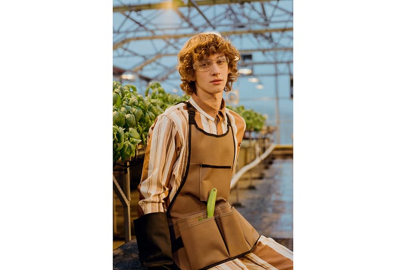 Dickies 1922 Opening Ceremony Spring Summer 2019 SS19 Capsule Collection Collaboration Lookbook Release Date Drop Information Unisex Cotton Canvas Lab Coat Work Pants Workwear Shirt Stripe Block Color Set Two Piece How To Purchase Where To Buy openingceremony.com