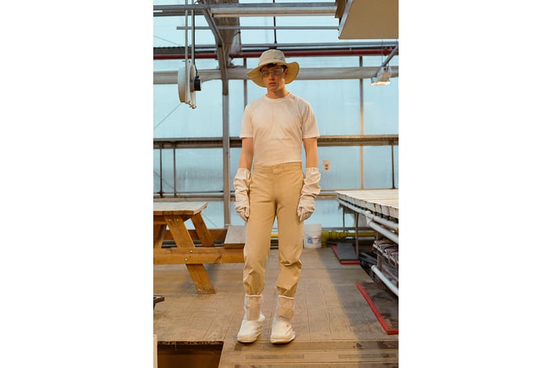 Dickies 1922 Opening Ceremony Spring Summer 2019 SS19 Capsule Collection Collaboration Lookbook Release Date Drop Information Unisex Cotton Canvas Lab Coat Work Pants Workwear Shirt Stripe Block Color Set Two Piece How To Purchase Where To Buy openingceremony.com