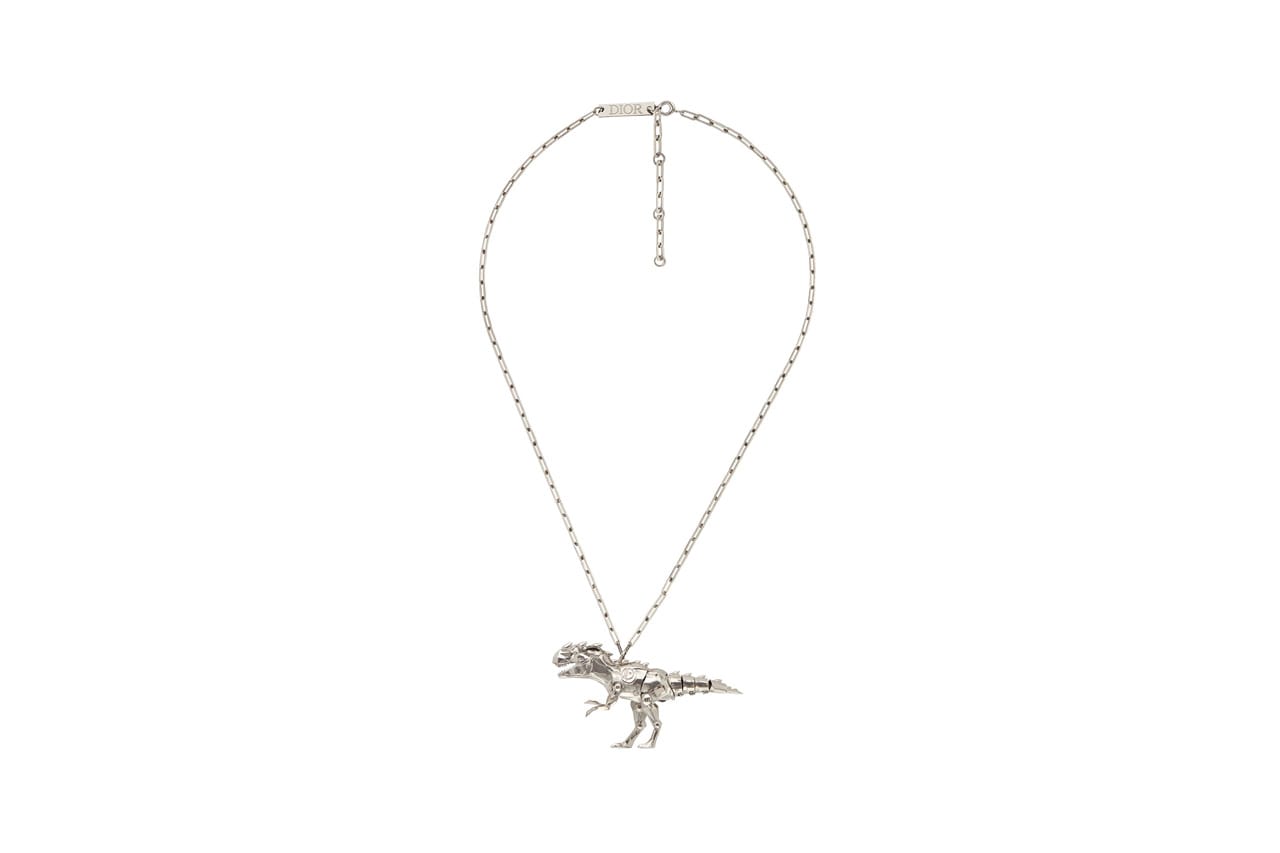 dior dinosaur necklace