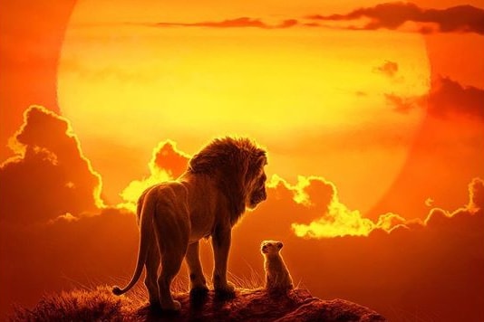 Disney Shares New Photos from 'The Lion King' simba pride rock TIMON  PUMBAA donald glover beyonce seth rogen entertainment weekly 