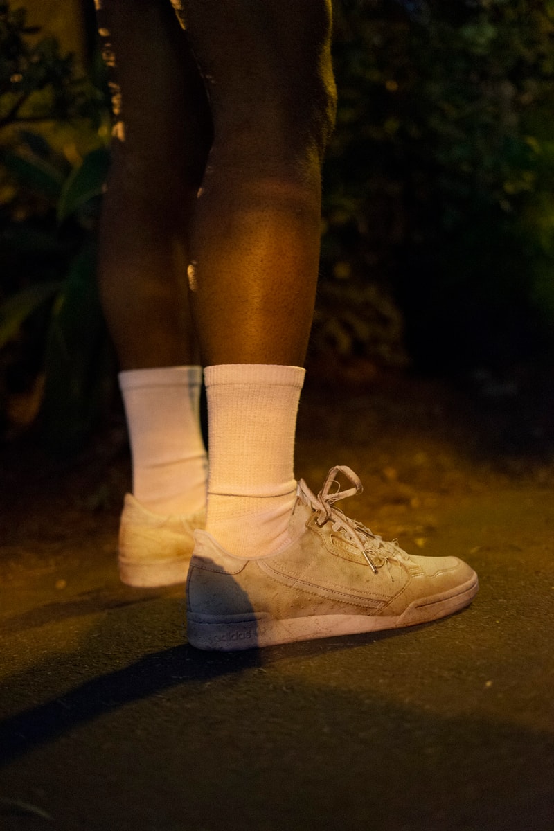 Donald Glover x adidas Originals Collection Release Info informations nizza continental 80 lacombe lookbook white off tan los angeles presents experience distressed frayed fray edfes canvas