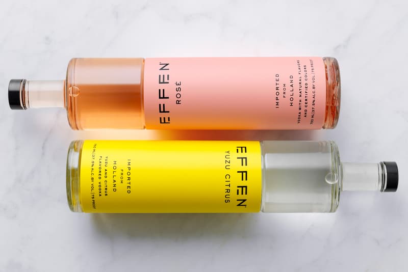 effen vodka rose yuzu citrus flavors summer cocktails