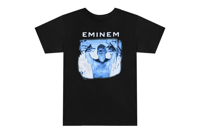 Eminem 'Slim Shady LP' 20th Anniversary Capsule collection apparel clothing vintage accessories Marshall Mathers album 1999 merchandise SKAM2 DANNY HASTINGS