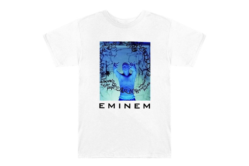 Eminem 'Slim Shady LP' 20th Anniversary Capsule collection apparel clothing vintage accessories Marshall Mathers album 1999 merchandise SKAM2 DANNY HASTINGS