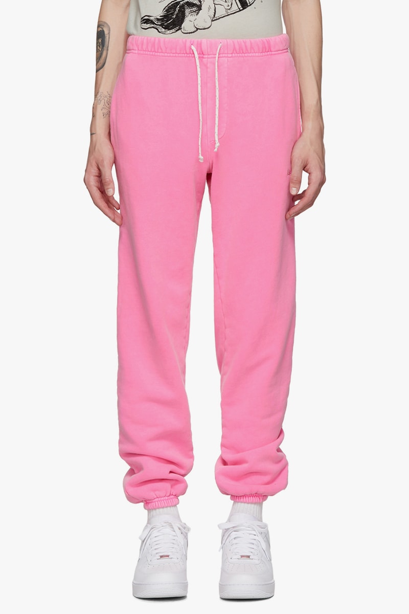 ERL for SSENSE SS19 Pink Corduroy Nike Socks sport colorway blue wash Eli Russell Linnetz Jordan Wolfson collaboration exclusive spring summer 2019 logo embroidery