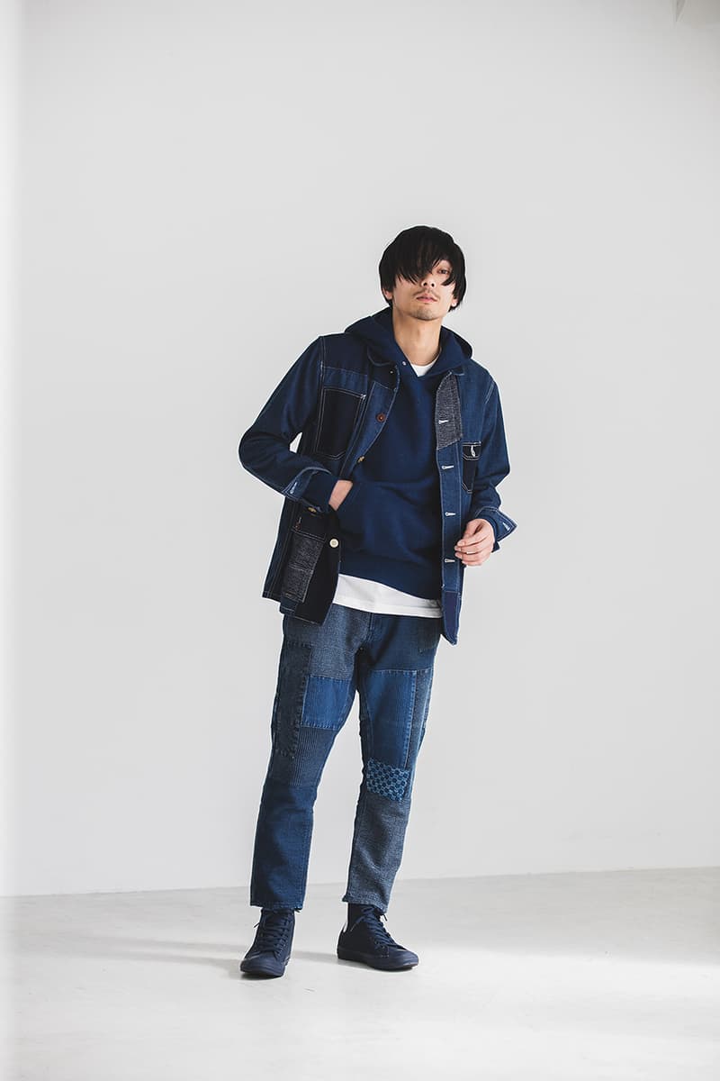 FDMTL Spring/Summer 2019 Collection Lookbook japan ss19 japan denim boro patchwork