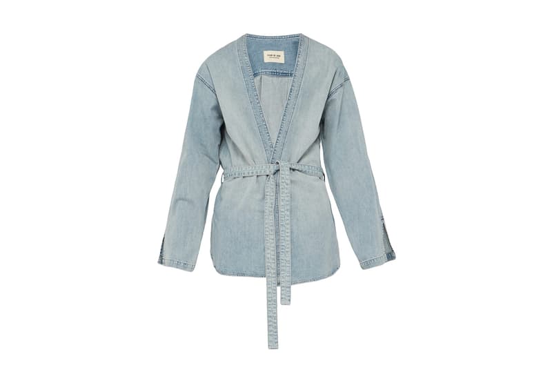 Fear of God Checked Flannel Robe & Denim Kimono Jacket Release Info Jerry Lorenzo MATCHESFASHION.COM drop pricing stockist date workwear japanese americana