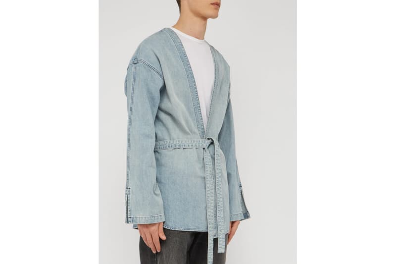 Fear of God Checked Flannel Robe & Denim Kimono Jacket Release Info Jerry Lorenzo MATCHESFASHION.COM drop pricing stockist date workwear japanese americana 