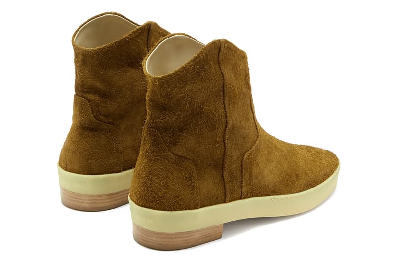 Fear of God Sante Fe Brushed Suede Western Boots Spring Summer 2019 SS19 Collection Lookbook Piece Italian Crafted Jerry Lorenzo Release Information Drop Date Cop