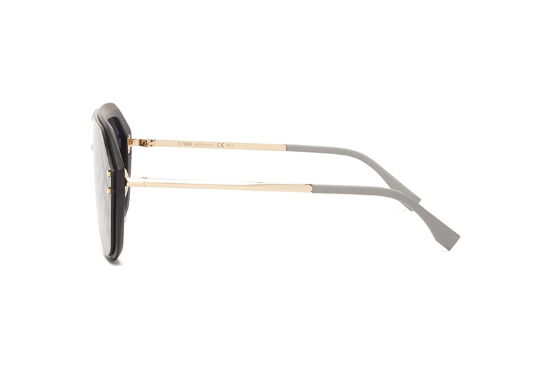Fendi FF Logo Aviator Sunglasses Release