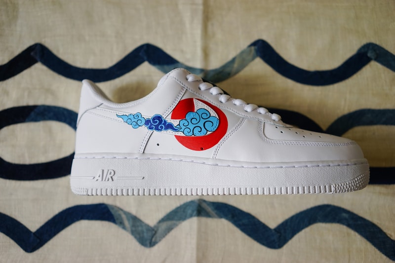 The Flying Hawk Studio Air Force 1 Custom simple union air force 1 ukiyo e hand drawn bespoke 