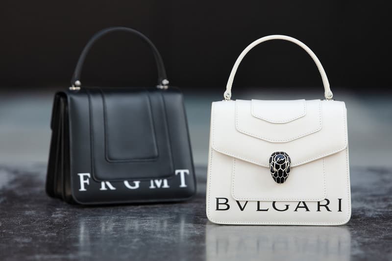 fragment design x BVLGARI Bag & Accessory Collaboration collection hiroshi fujiwara release date price info