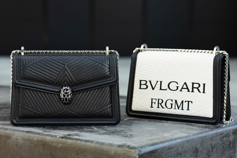 fragment design x BVLGARI Bag & Accessory Collaboration collection hiroshi fujiwara release date price info