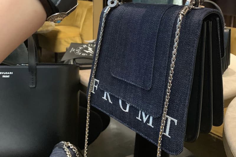 fragment design Bvlgari Collaboration SS19 Spring Summer 2019 Exclusive Release Drop Date Information First Look Instagram Hiroshi Fujiwara Limited Edition Rare Mens Womens Hand Bag