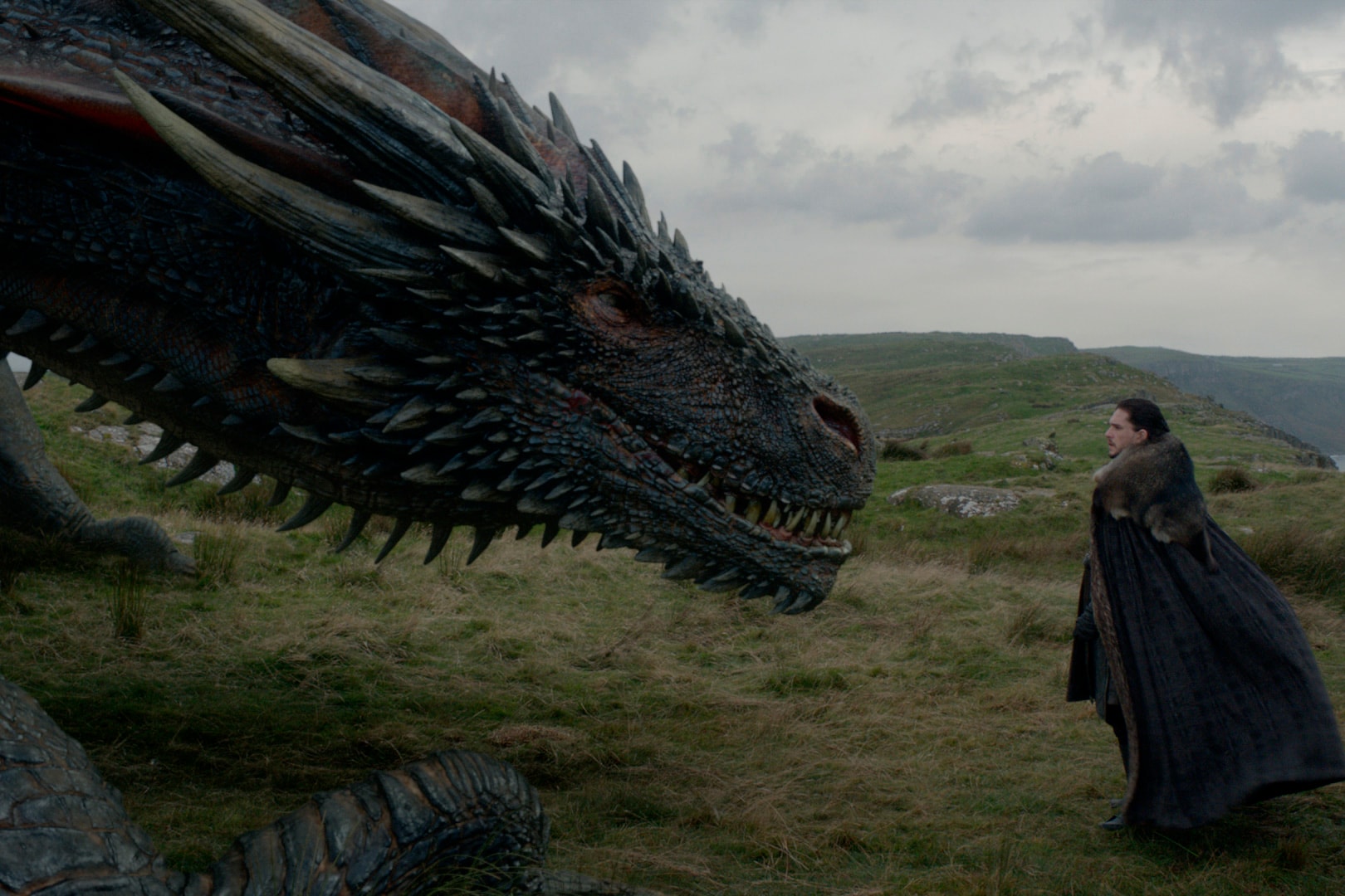 Arya and Jon Reunite in New Game of Thrones Promo dragons hbo