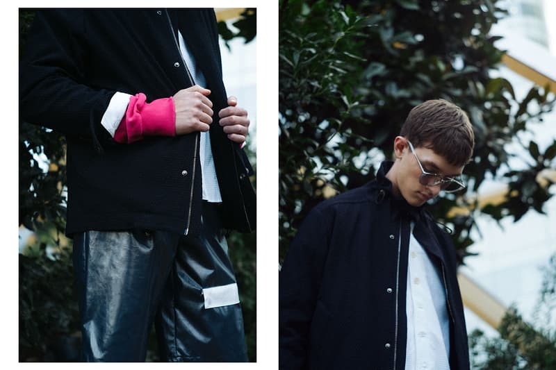 GEYM Spring/Summer 2019 Lookbook Collection Rainwear Lightweight Hooded Jackets Coats Shirts Kimono Shirts