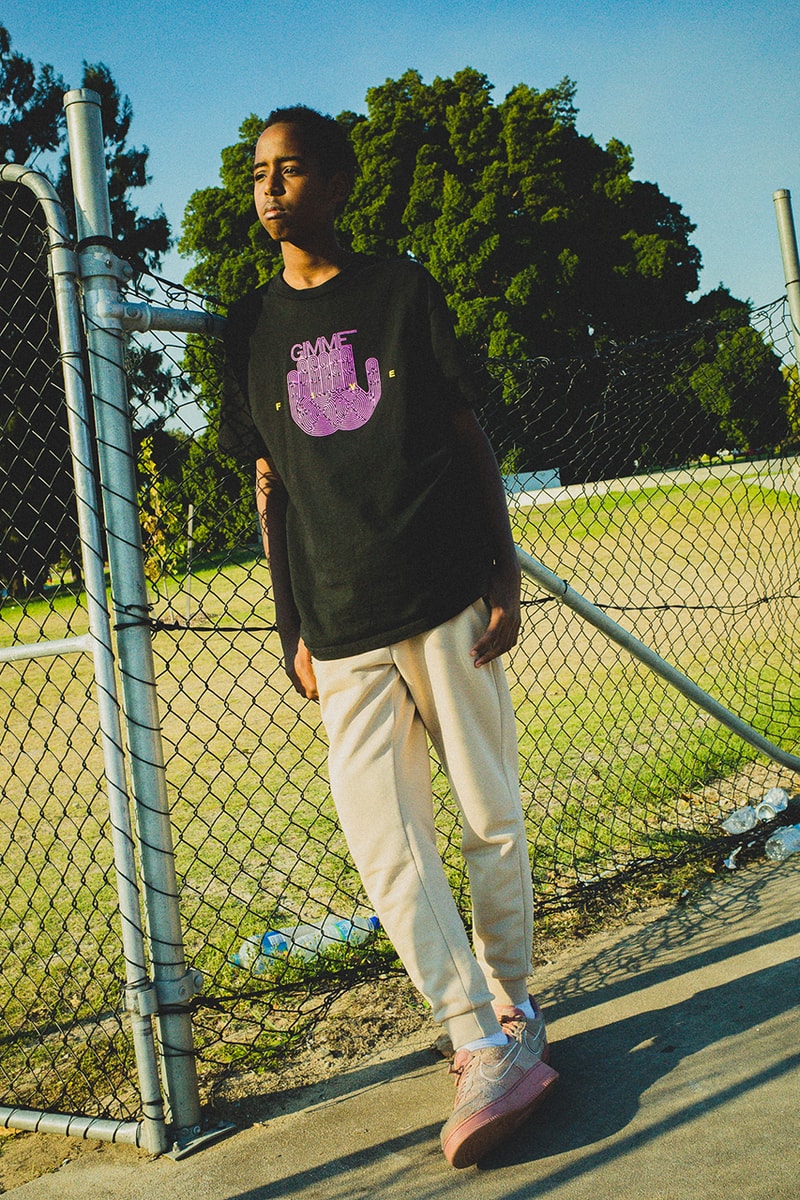 Gimme 5 "All Night Long" Capsule Collection 1980s Release T-Shirt Drop Michael Kopelman Lionel Richie Bauhaus Art Geometric Luther Vandross Graphic Retro 