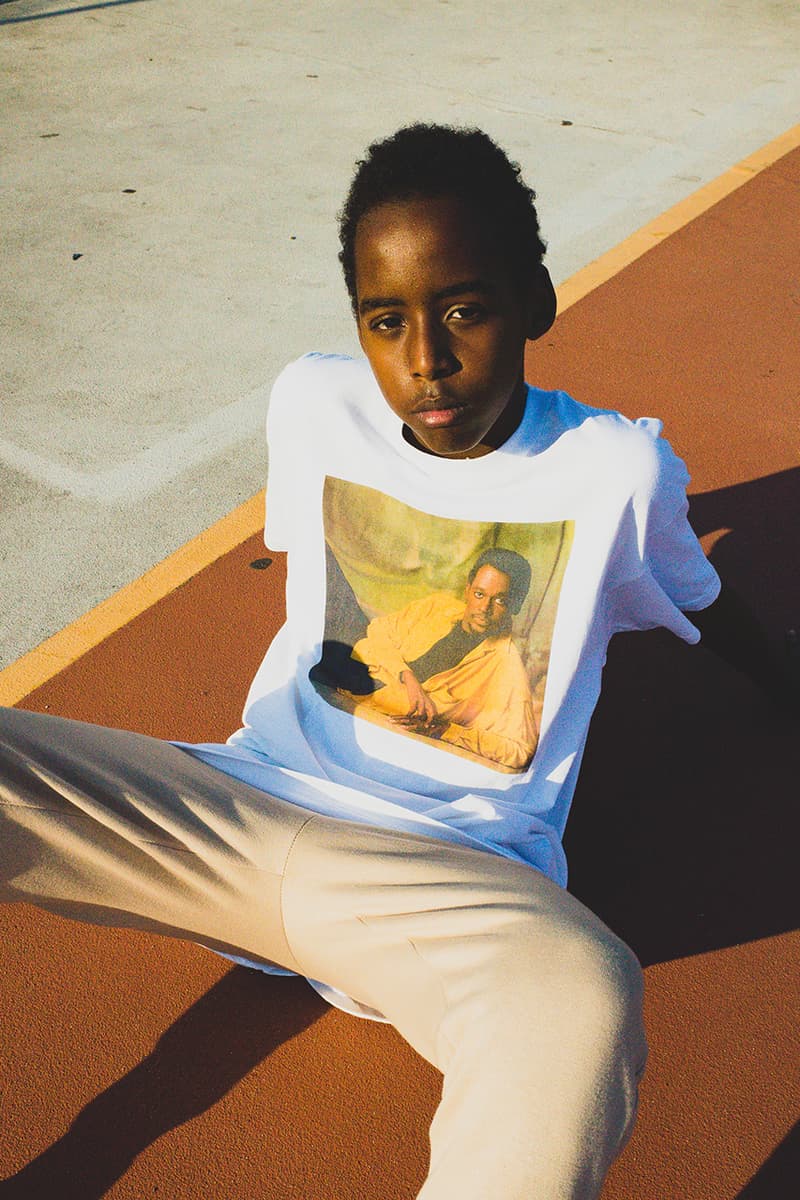 Gimme 5 "All Night Long" Capsule Collection 1980s Release T-Shirt Drop Michael Kopelman Lionel Richie Bauhaus Art Geometric Luther Vandross Graphic Retro