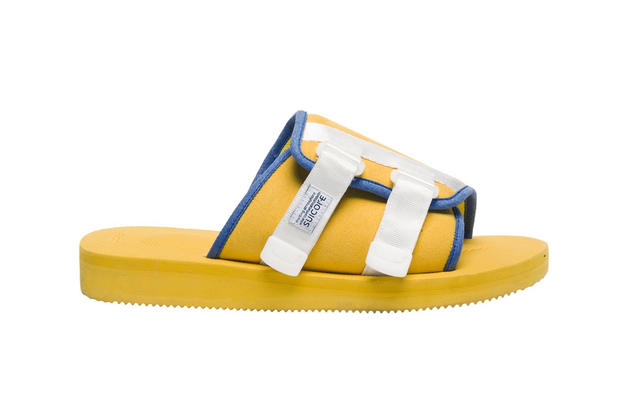golf wang tyler the creator collaboration suicoke saandal ss19 spring summer 2019 april 19 drop release date exclusive white blue suede slip on slide dover street market beams web store site